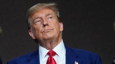 FILE - Republican presidential candidate former President Donald Trump speaks at a campaign event in Grand Rapids, Mich., April 2, 2024. Social media accounts who shield their real identities have come to dominate right-wing political discussion online, even as they spread false information. When a user who uses a pseudonym on the social platform X made a claim against a government website, public figures including Trump, immediately started raising alarm. In three days, the claim, which election officials explained was inaccurate, amassed more than 63 million views on X, according to the platform’s metrics. (AP Photo/Paul Sancya, File) (AP) FILE - Republican presidential candidate former President Donald Trump speaks at a campaign event in Grand Rapids, Mich., April 2, 2024. Social media accounts who shield their real identities have come to dominate right-wing political discussion online, even as they spread false information. When a user who uses a pseudonym on the social platform X made a claim against a government website, public figures including Trump, immediately started raising alarm. In three days, the claim, which election officials explained was inaccurate, amassed more than 63 million views on X, according to the platform’s metrics. (AP Photo/Paul Sancya, File) (AP)