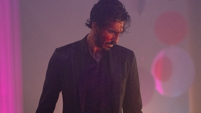 Dev Patel in a still from the film Money Man. (Universal Pictures via AP)