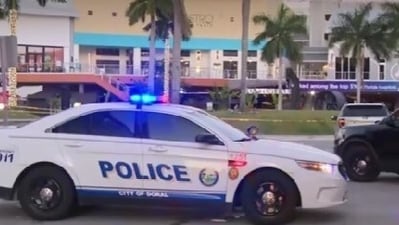 Among the injured is a police officer who was called to the scene following a brawl at a commercial establishment in Doral City that turned deadly when a gunman started firing. (X) Among the injured is a police officer who was called to the scene following a brawl at a commercial establishment in Doral City that turned deadly when a gunman started firing. (X)