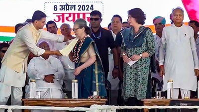 The Congress manifesto was compiled after carrying out nationwide consultations and receiving thousands of suggestions via email and on the portal 'Awaaz Bharat Ki', according to party sources. (PTI) The Congress manifesto was compiled after carrying out nationwide consultations and receiving thousands of suggestions via email and on the portal 'Awaaz Bharat Ki', according to party sources. (PTI)