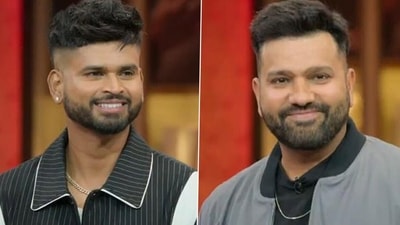 Shreyas Iyer and Rohit Sharma appeared on The Great Indian Kapil Show. Shreyas Iyer and Rohit Sharma appeared on The Great Indian Kapil Show.