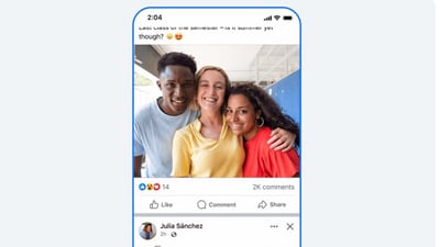 Facebook's new video player (Image courtesy: Meta) Facebook's new video player (Image courtesy: Meta)