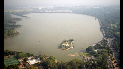 The sanctuary is located in the Shivalik foothills, which are considered ecologically sensitive and geologically unstable. (HT photo) The sanctuary is located in the Shivalik foothills, which are considered ecologically sensitive and geologically unstable. (HT photo)