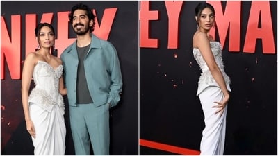 Sobhita Dhulipala with Dev Patel attends the Monkey Man special screening in Los Angeles. (Instagram) Sobhita Dhulipala with Dev Patel attends the Monkey Man special screening in Los Angeles. (Instagram)