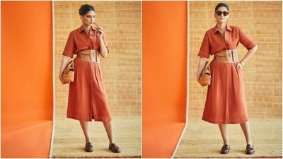 Sonam shared the pictures with the caption, "Excited to be here at the opening of @tods store in @jioworldplaza!." She also thanked Isha Ambani on the opening and wrote, "Congratulations to Isha @mamamagish on this exquisite addition. Here's to timeless style and unforgettable moments." (Instagram) Sonam shared the pictures with the caption, "Excited to be here at the opening of @tods store in @jioworldplaza!." She also thanked Isha Ambani on the opening and wrote, "Congratulations to Isha @mamamagish on this exquisite addition. Here's to timeless style and unforgettable moments." (Instagram)