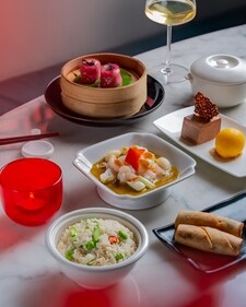 Hakkasan's Chinese plum blossom menu Hakkasan's Chinese plum blossom menu