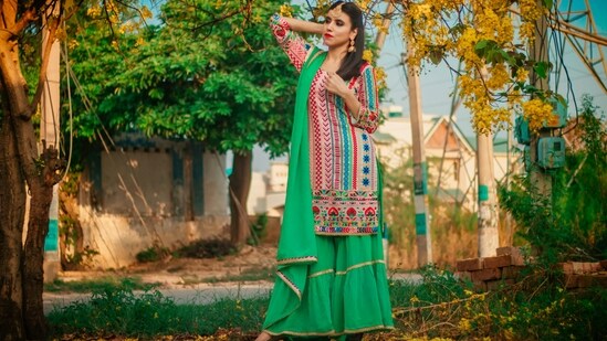 Traditional Attire: Gift your loved ones elegant traditional clothing, such as a beautiful kurta pajama set for men or a stunning saree or salwar kameez for women. This will help them look their best during Eid celebrations.&nbsp;(Unsplash)