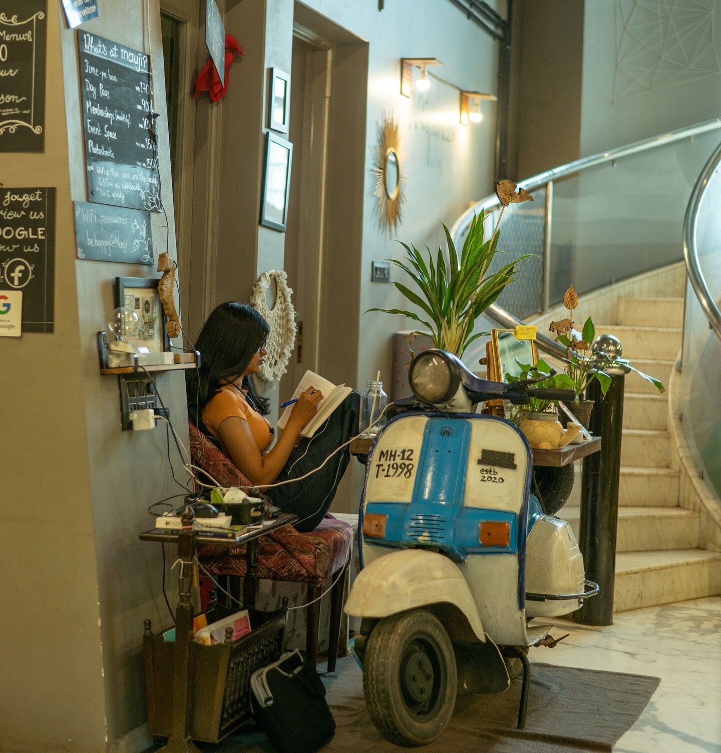 At Mauji - The Time Cafe & Spaces in Pune. At Mauji - The Time Cafe & Spaces in Pune.