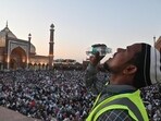 A man drinks water on a hot Sunday afternoon. (ANI) A man drinks water on a hot Sunday afternoon. (ANI)