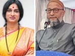 BJP candidate Madhavi Latha is contesting from Hyderabad against AIMIM chief Asaduddin Owaisi. BJP candidate Madhavi Latha is contesting from Hyderabad against AIMIM chief Asaduddin Owaisi.