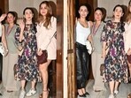 Malaika Arora, Kareena Kapoor, Karisma Kapoor and Amrita Arora were spotted at Manish Malhotra's home. Malaika Arora, Kareena Kapoor, Karisma Kapoor and Amrita Arora were spotted at Manish Malhotra's home.