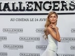 Zendaya, known for her red carpet game, continues to prove her fashion prowess during the Challengers press tour. She stunned in a gorgeous white gown and rocked her new blonde hair. (AFP)