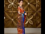 Nita Ambani  in a graceful Paithani saree. 