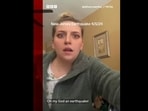 US earthquake as captured in Allison Martins' TikTok video. US earthquake as captured in Allison Martins' TikTok video.