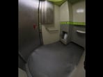 Snapshot of a self-cleaning public toilet. Snapshot of a self-cleaning public toilet.
