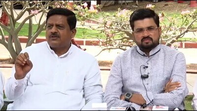 (From left) Pradeep Garatkar President - Pune District, Nationalist Congress Party and Pravin Mane. (HT PHOTO) (From left) Pradeep Garatkar President - Pune District, Nationalist Congress Party and Pravin Mane. (HT PHOTO)
