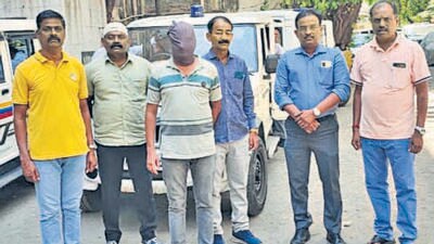 Hawala operator arrested in Sangli drug bust case Hawala operator arrested in Sangli drug bust case