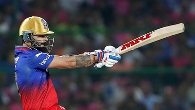 Royal Challengers Bengaluru's Virat Kohli plays a shot during the match against Rajasthan Royals in the Indian Premier League (IPL) 2024, (IPL Twitter) Royal Challengers Bengaluru's Virat Kohli plays a shot during the match against Rajasthan Royals in the Indian Premier League (IPL) 2024, (IPL Twitter)