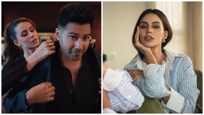 Aryan Khan's rumoured girlfriend Larissa Bonesi featured in an ad with Varun Dhawan.
