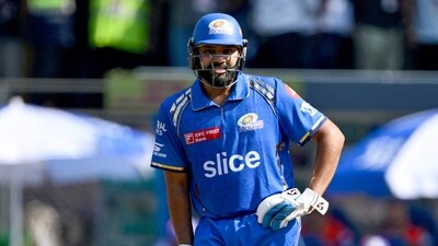 Rohit Sharma completed 1,000 runs against Delhi Capitals. Rohit scored 49 off 27 balls. (AFP) Rohit Sharma completed 1,000 runs against Delhi Capitals. Rohit scored 49 off 27 balls. (AFP)