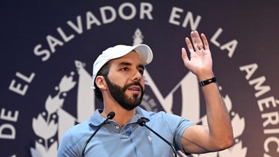 Salvadoran President Nayib Bukele (AFP) Salvadoran President Nayib Bukele (AFP)