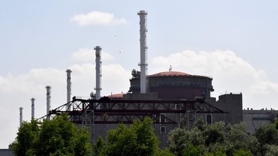 A photo shows a view of the Russian-controlled Zaporizhzhia nuclear power plant in southern Ukraine (AFP) A photo shows a view of the Russian-controlled Zaporizhzhia nuclear power plant in southern Ukraine (AFP)