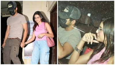 Ishaan Khatter and girlfriend Chandni Bainz on Saturday. (Yoden Shah) Ishaan Khatter and girlfriend Chandni Bainz on Saturday. (Yoden Shah)