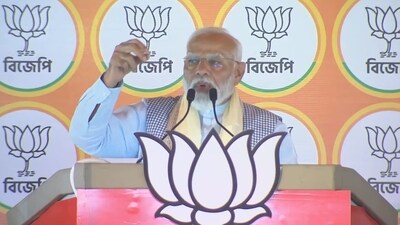 Prime Minister Narendra Modi addresses a rally in West Bengal's Jalpaiguri. (X/BJP) Prime Minister Narendra Modi addresses a rally in West Bengal's Jalpaiguri. (X/BJP)