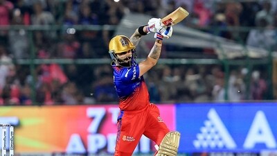 Virat Kohli plays a shot during the Indian Premier League (IPL) 2024 T20 cricket match between Rajasthan Royals and Royal Challengers Bengaluru (PTI) Virat Kohli plays a shot during the Indian Premier League (IPL) 2024 T20 cricket match between Rajasthan Royals and Royal Challengers Bengaluru (PTI)