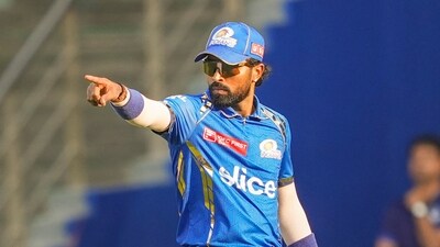 Mumbai: Mumbai Indians captain Hardik Pandya during the Indian Premier League (IPL) cricket match between Delhi Capitals and Mumbai Indians (PTI) Mumbai: Mumbai Indians captain Hardik Pandya during the Indian Premier League (IPL) cricket match between Delhi Capitals and Mumbai Indians (PTI)