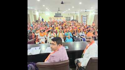 The meetings were held at all 660 polling stations in Varanasi on Sunday (HT) The meetings were held at all 660 polling stations in Varanasi on Sunday (HT)