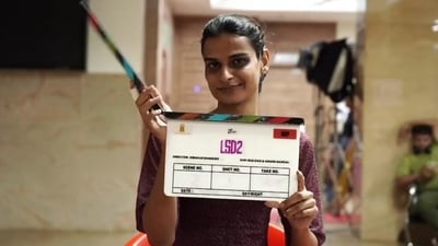 Bonita Rajpurohit in a still from the video.