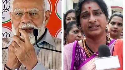 PM Modi on Sunday posted a special message for Madhavi Latha who will be contesting against Asaduddin Owaisi in Lok Sabha elections 2024. PM Modi on Sunday posted a special message for Madhavi Latha who will be contesting against Asaduddin Owaisi in Lok Sabha elections 2024.