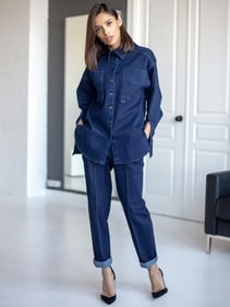 Office dressing turns stylish with denim co-ords (Pexels) Office dressing turns stylish with denim co-ords (Pexels)