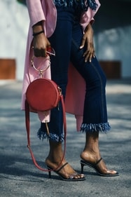 Go shorter with your jeans and give them a fringe (Pexels) Go shorter with your jeans and give them a fringe (Pexels)