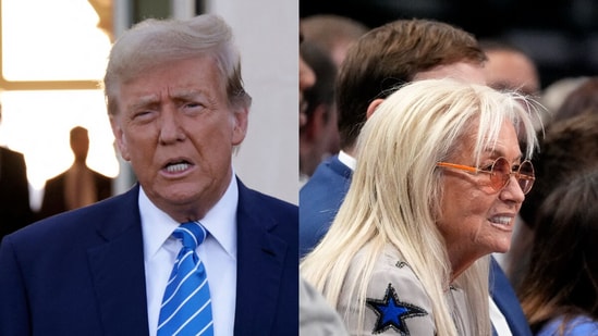 Donald Trump courts billionaire donors at his lavish Palm Beach estate in a bid to secure electoral funds. (AP/AFP)