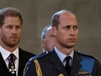 Prince Harry Memoir Spare Leaked: Britain's William, Prince of Wales, and Prince Harry are seen. 