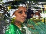 BRS leader K Kavitha being taken to Rouse Avenue court at the end of her Enforcement Directorate (ED) custody in Delhi excise policy money laundering case in New Delhi. (ANI)