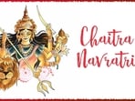 Chaitra Navratri 2024 colours: From fiery red of the first day to tranquil sky blue of the ninth, each day of Chaitra Navratri is associated with a specific colour representing one of the nine forms of Goddess Durga.(HT photo)