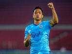 Lallianzuala Chhangte scored a goal against Odisha FC.