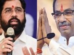 Eknath Shinde (left) and Uddhav Thackeray (File) Eknath Shinde (left) and Uddhav Thackeray (File)