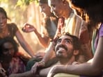 Dev Patel in a scene from the film Monkey Man. Dev Patel in a scene from the film Monkey Man.