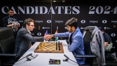 D Gukesh is unbeaten so far in the tournament. (FIDE) D Gukesh is unbeaten so far in the tournament. (FIDE)