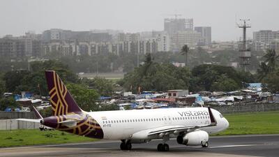 A Vistara Airbus A320 aircraft at the Chhatrapati Shivaji Maharaj International Airport in Mumbai. (Reuters Photo) A Vistara Airbus A320 aircraft at the Chhatrapati Shivaji Maharaj International Airport in Mumbai. (Reuters Photo)