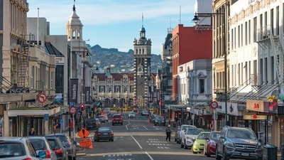 A view of Dunedin, New Zealand. “Ōtepoti (Dunedin) is widely known for its Scottish influence, but the area is also home to Māori history and stories of the manawhenua that settled here long before the Europeans arrived.” (Luciano Brito / Shutterstock)