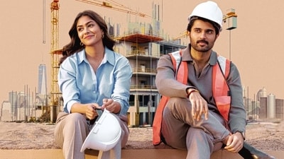 Family Star: Mrunal Thakur and Vijay Deverakonda in a still from the film.