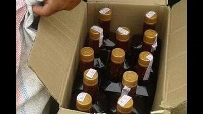 In the past week, 52,440 litres of illicit liquor has been seized from Bilaspur, Kangra, Sirmaur, Mandi, Una, Chamba and Kullu districts, officials said (HT File)