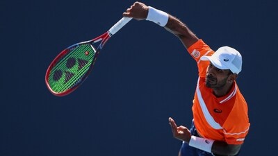 Nagal outclassed Arnaldi 5-7 6-2 6-4 at Monte Carlo Masters (Getty Images via AFP) Nagal outclassed Arnaldi 5-7 6-2 6-4 at Monte Carlo Masters (Getty Images via AFP)