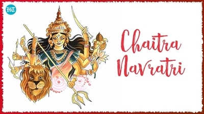 Chaitra Navratri 2024 colours: From fiery red of the first day to tranquil sky blue of the ninth, each day of Chaitra Navratri is associated with a specific colour representing one of the nine forms of Goddess Durga. (HT photo)