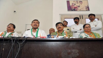 Patil was speaking with the media on Monday at Sangli. (HT PHOTO)